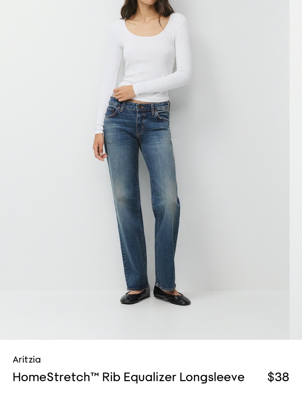 Aritzia HomeStretch™ Rib Equalizer Longsleeve